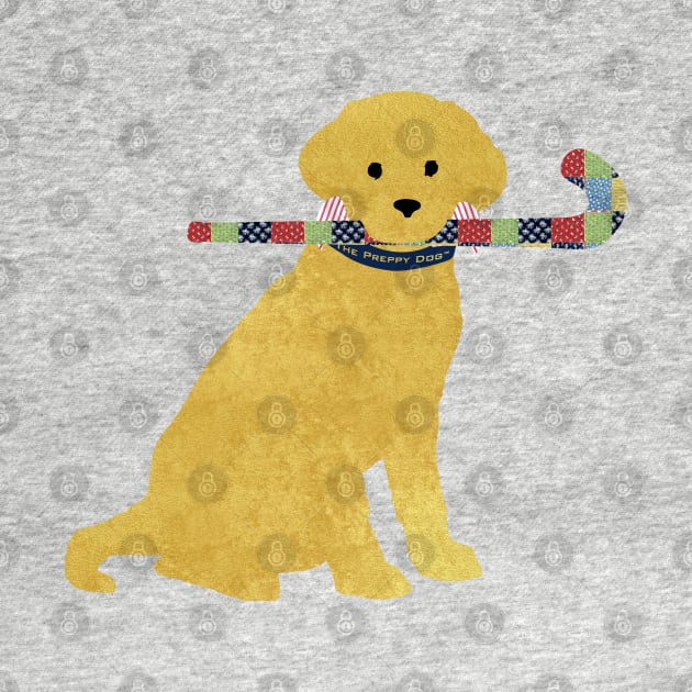 Yellow Lab Retriever Field Hockey Dog by emrdesigns